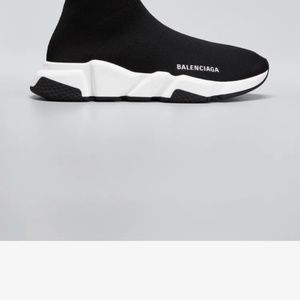 glitter thigh high boots balenciaga